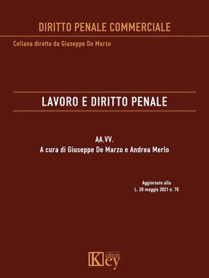 cover image of Lavoro e diritto penale
